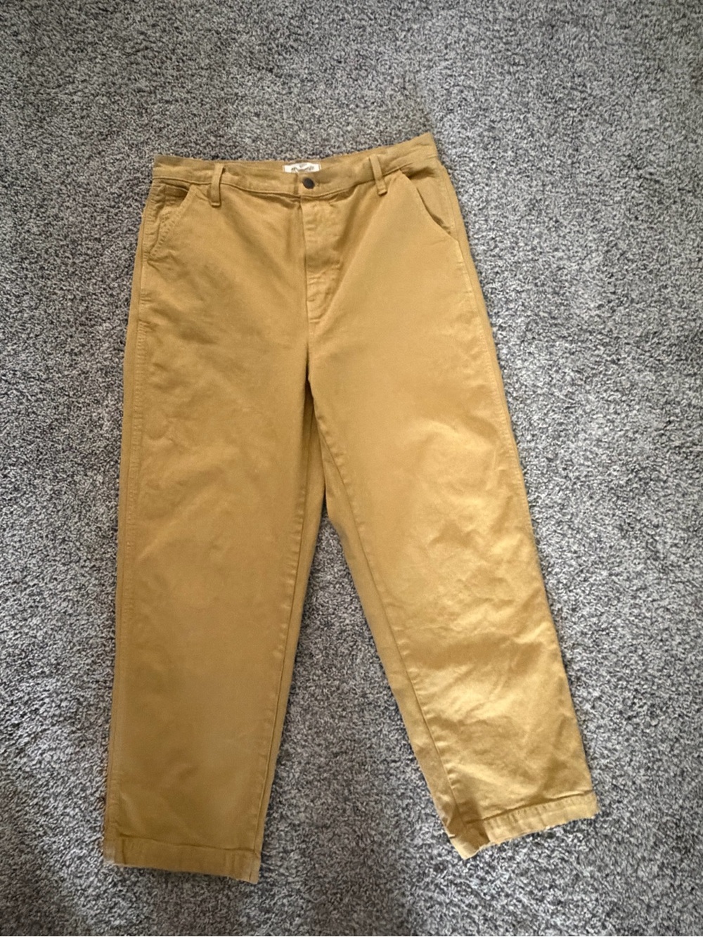 Women’s Casual Chino Pants in Mustard